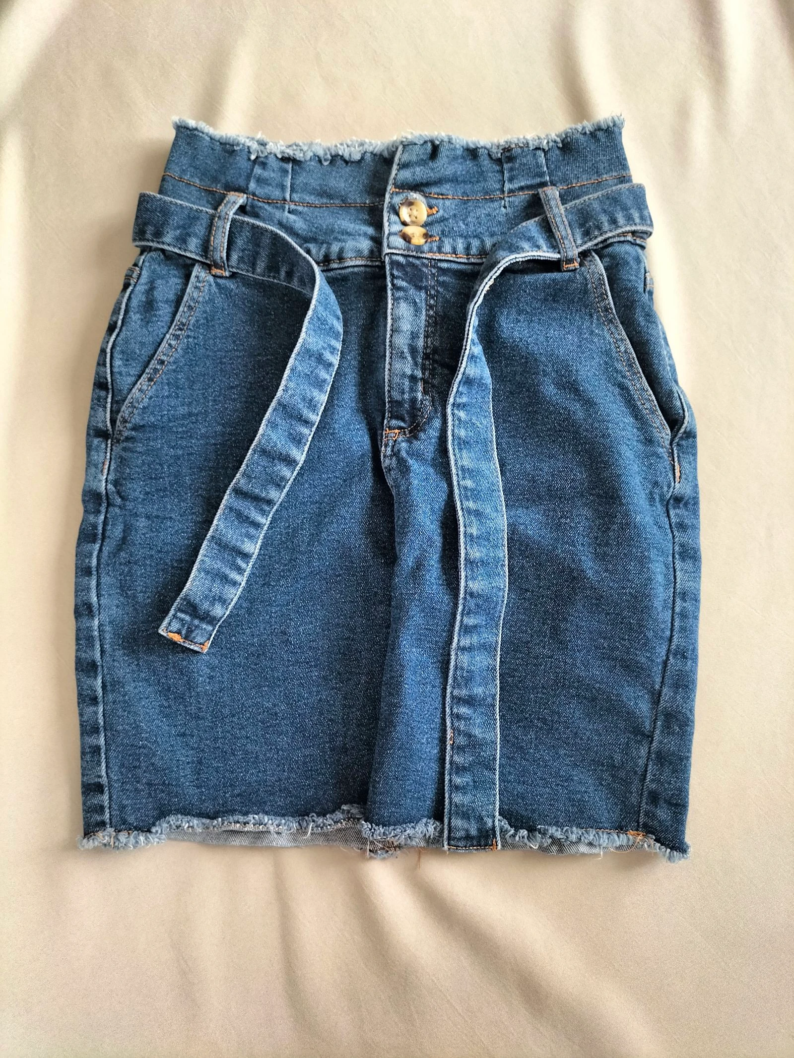 Denim Skirt Size 36 | Kiabi | Very Good Condition | Denim Blue – photo 2